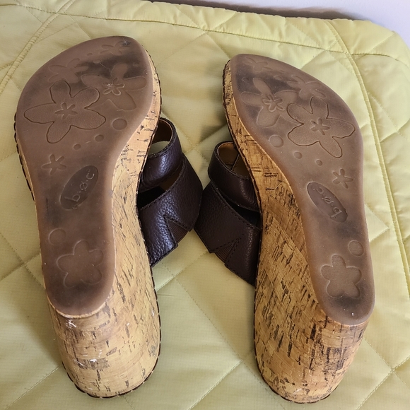 BOC by Born Wedge Sandals Cork Comfortable Size 11 - Picture 7 of 11